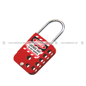 heavy duty lockout hasp with 7 holes