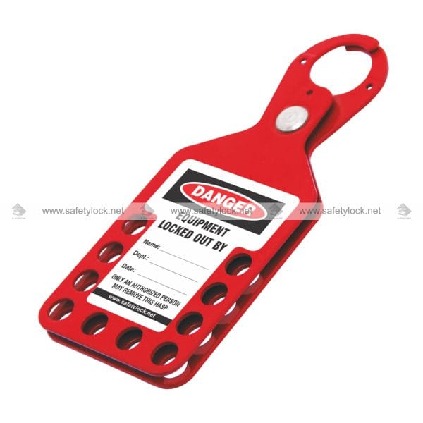 Labelled Lockout Hasp - Tago Labeled Lockout Tagout Hasp