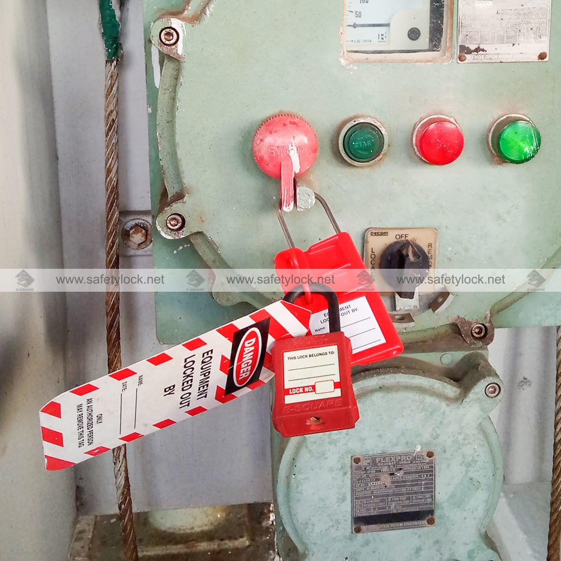 lockout hasp for lockout tagout