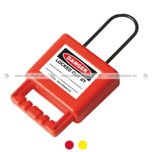 non conductive group lockout hasp red color