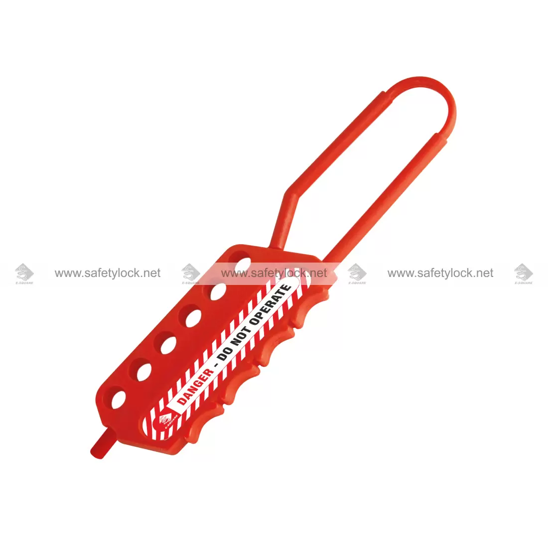 6 Hole Aluminum Lockout Tagout Safety Hasp 10Pcs Lockout Tagout Hasp ...