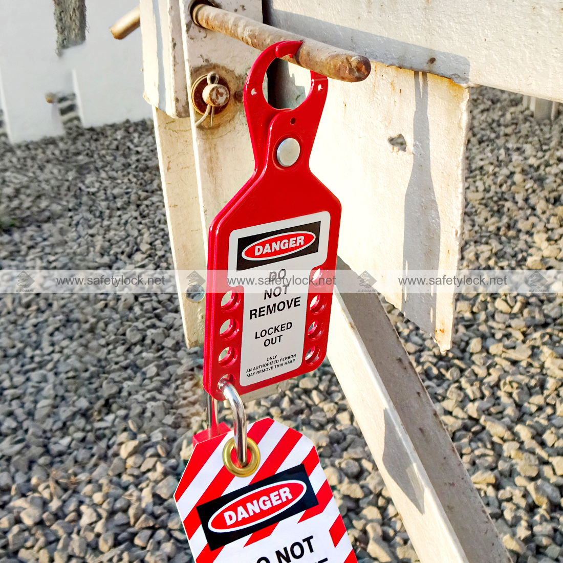 Labelled Lockout Hasp - Tago Labeled Lockout Tagout Hasp