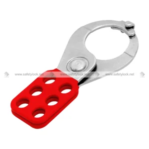 Vinyl Coated Premier Double Locking Lockout Hasp for Industrial Lockout Tagout Safety by E-Square Alliance