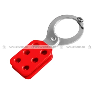 Vinyl Coated Premier Single Locking Lockout Hasp for Group Lockout, Hazardous Energy Isolation, and Industrial Safety Applications by E-Square Alliance