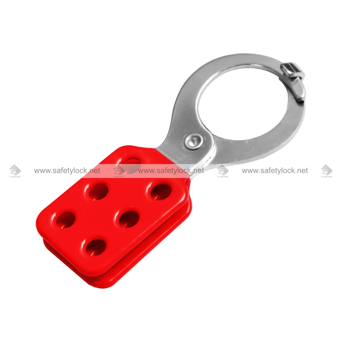 Vinyl Coated Premier Single Locking Lockout Hasp for Group Lockout, Hazardous Energy Isolation, and Industrial Safety Applications by E-Square Alliance