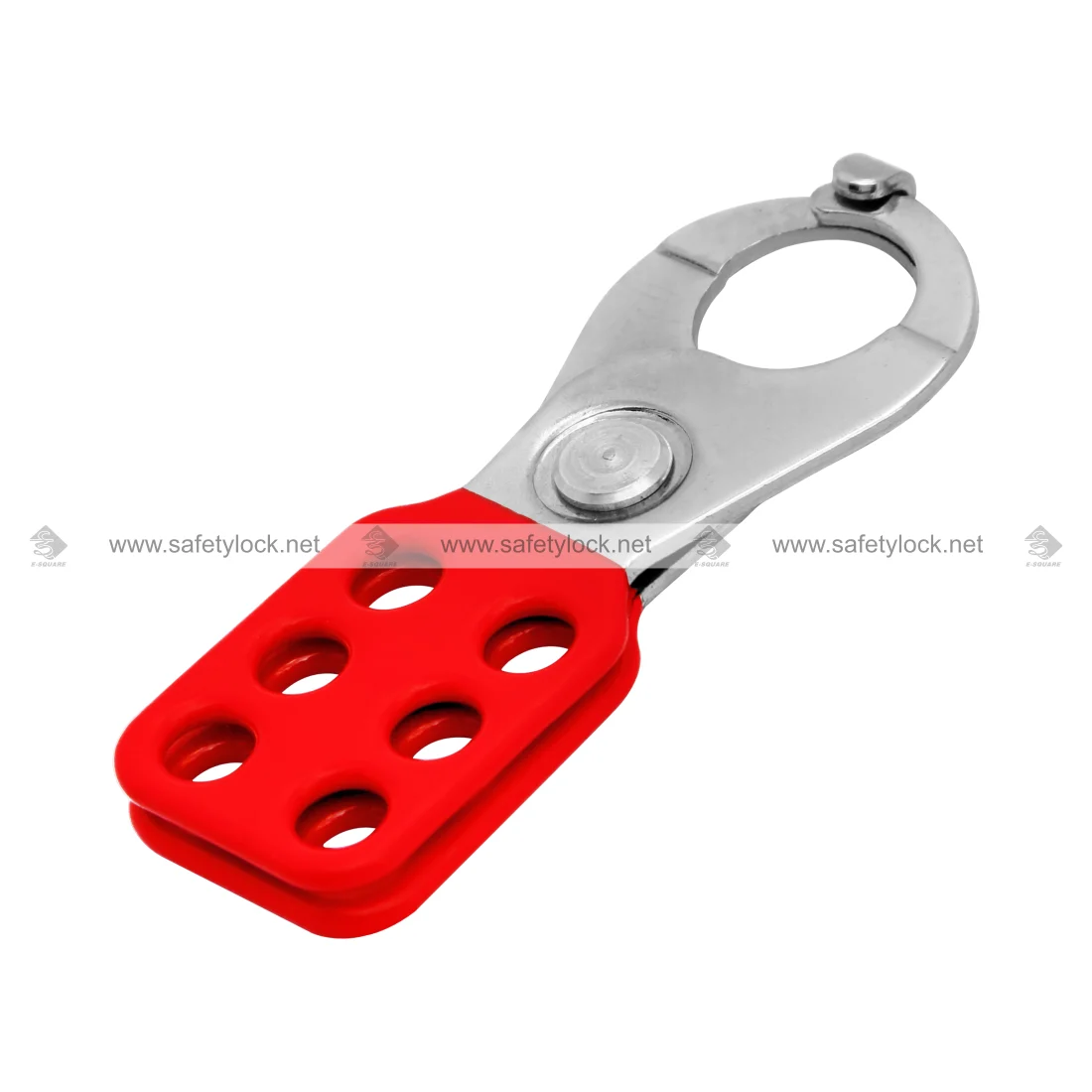 Vinyl Coated Small Single Locking Lockout Hasp for Industrial Lockout Tagout Safety and Energy Isolation by E-Square Alliance