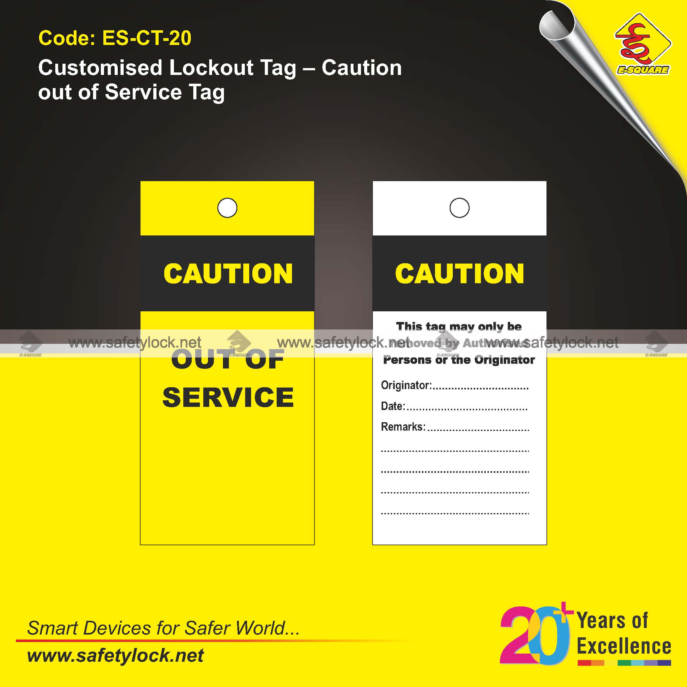 caution out of service tags