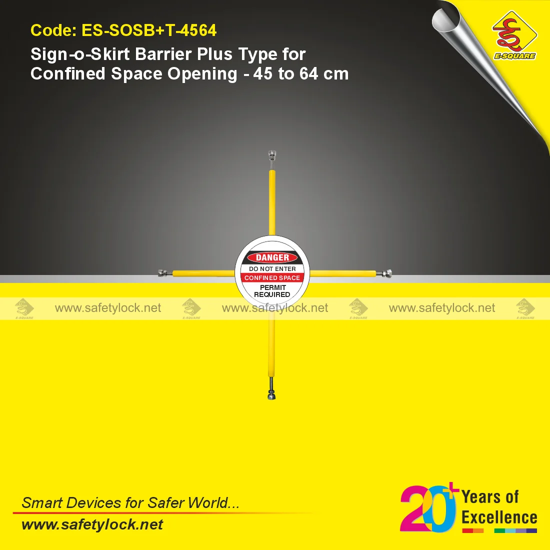 confined space manhole barrier plus type supplier E-Square