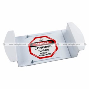 confined space manhole cover sign