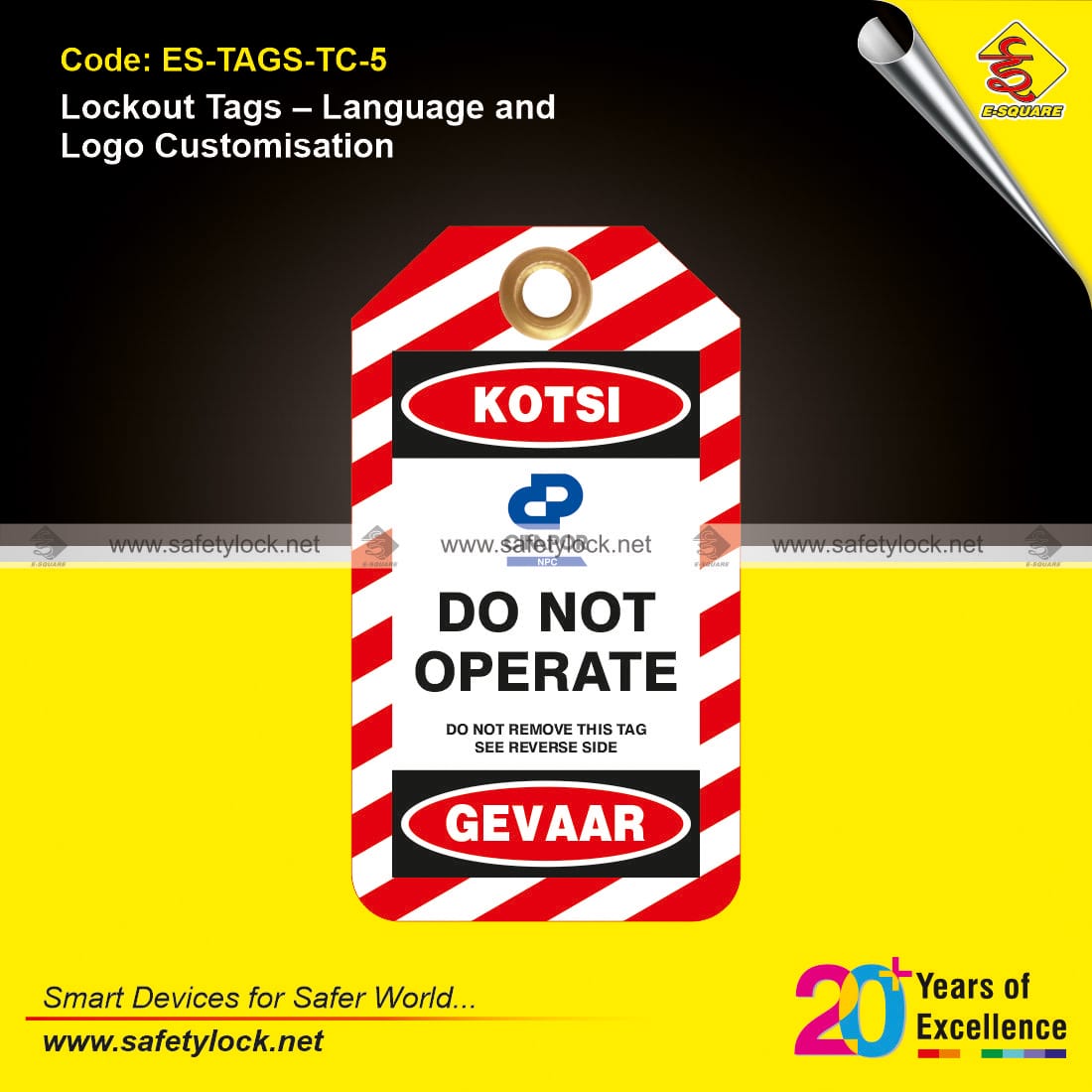 customized lockout tagout tags for safety