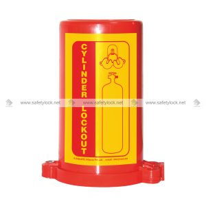 cylinder lockout tagout device red lid