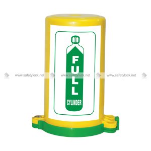 cylinder lockout device with green lid full