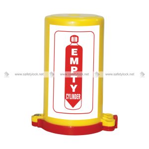 E-Square cylinder lockout tagout device