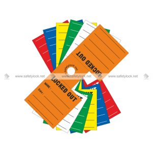 different color lockout padlock tags