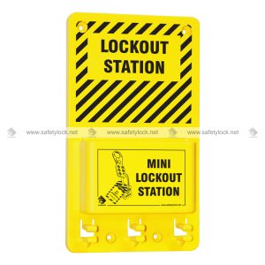 E-Square lockout tagout station small