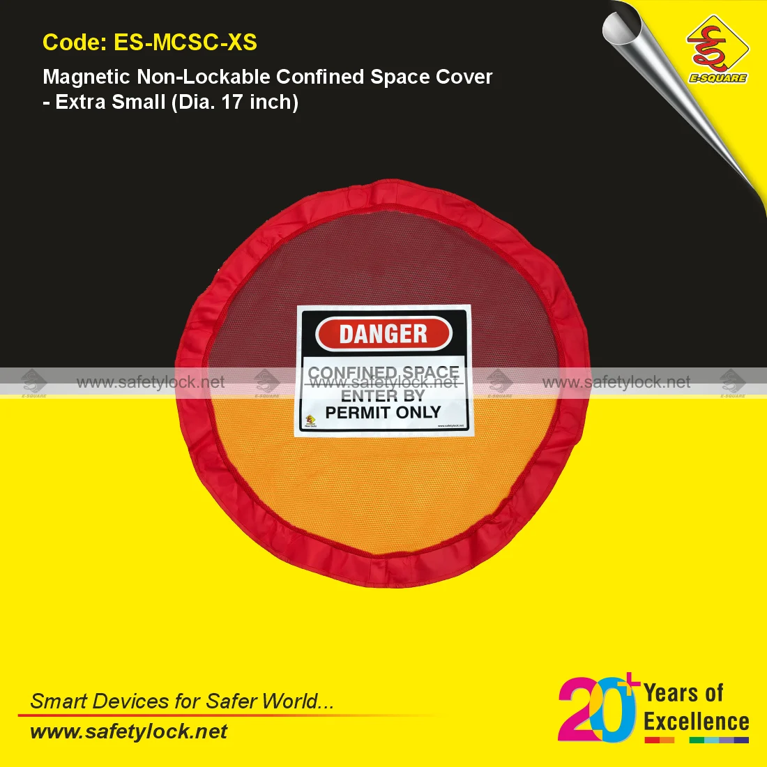 E-Square magnetic confined space cover