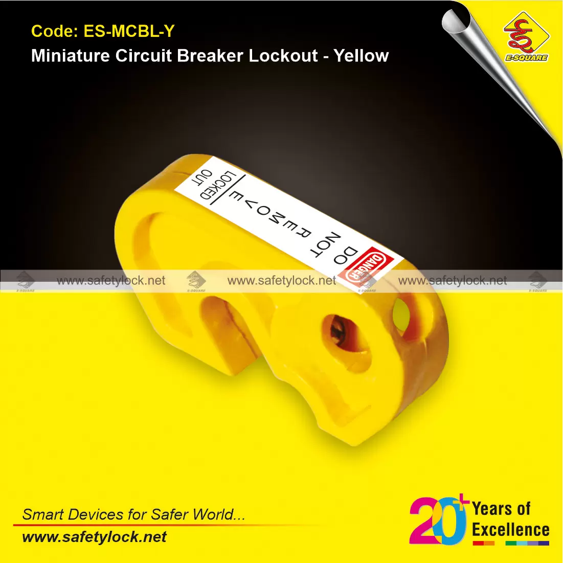 MCB Lockout Device - Miniature Circuit Breaker Lock For Electrical ...