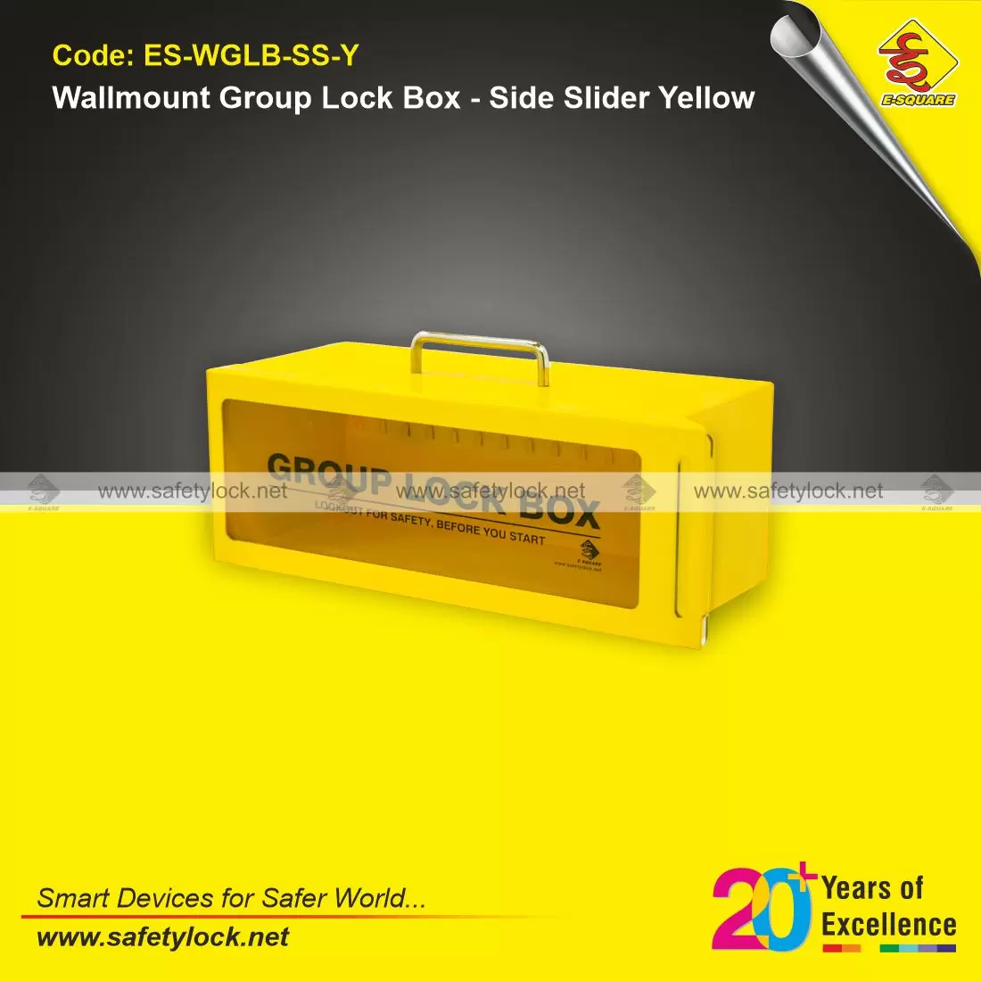 Group Lockout Box Lockout Tagout Group Lock Box - Wall Mount Steel ...