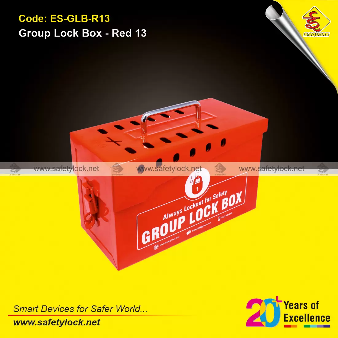 Group Lock Box - Red 13 | Lockout Tagout Manufacturer