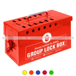 group lockout box red colour