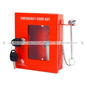 lockout emergency key box with small hammer