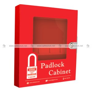 lockout padlock cabinet clear fascia