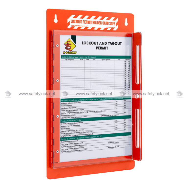 Lockout Tagout Suggestion Box Yellow - LOTO Supplier | E-Square