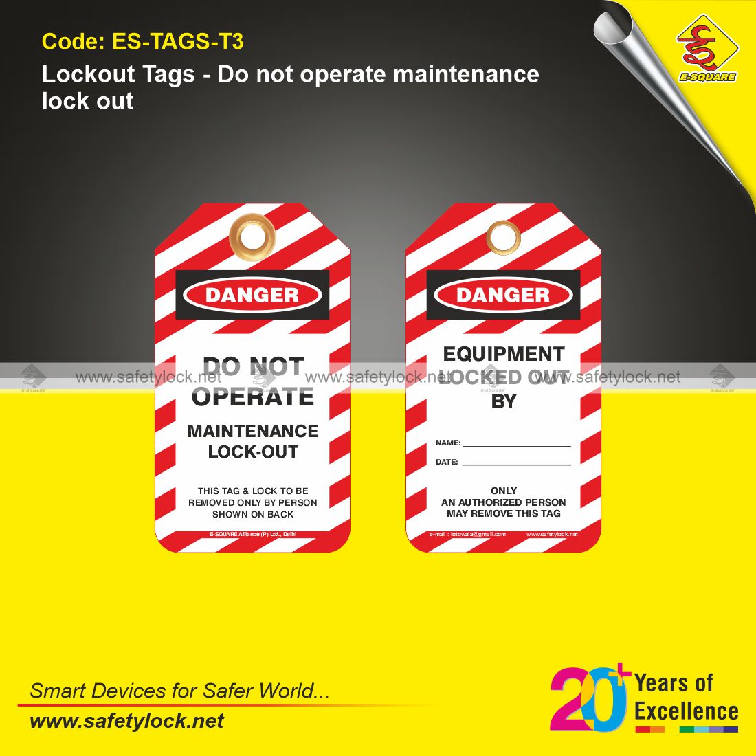 lockout safety tags manufacturer