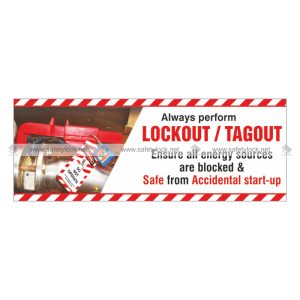 lockout tagout banner