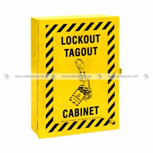 lockout tagout cabinet yellow color