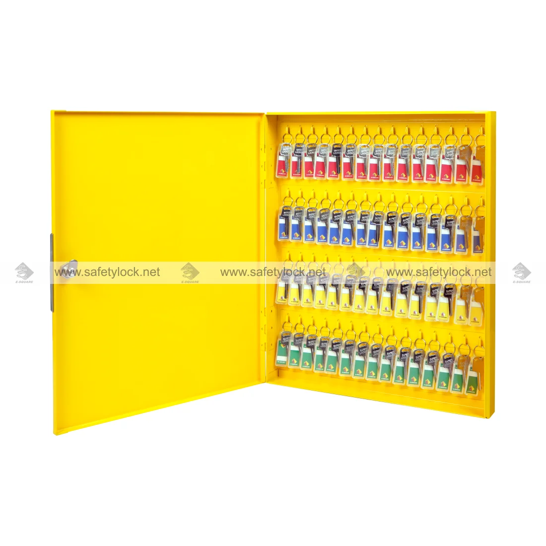 lockout tagout key cabinet with 60 keys