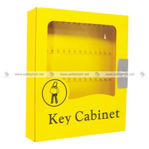 lockout tagout key cabinet with clear fascia