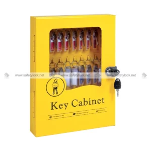 lockout tagout key cabinet with clear fascia