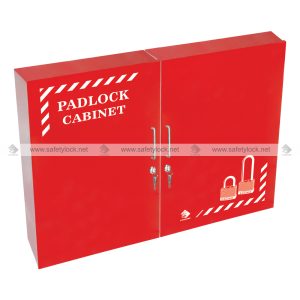 lockout tagout padlock cabinet for 220 locks
