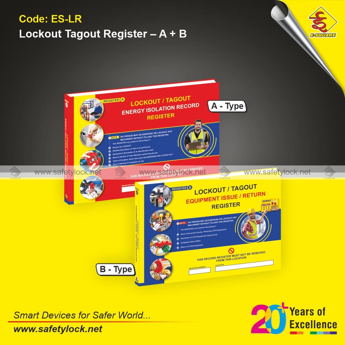 lockout tagout registers