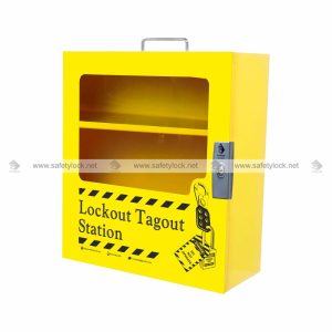 lockout tagout stations with clear fascia