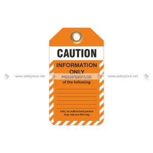 lockout tags orange color