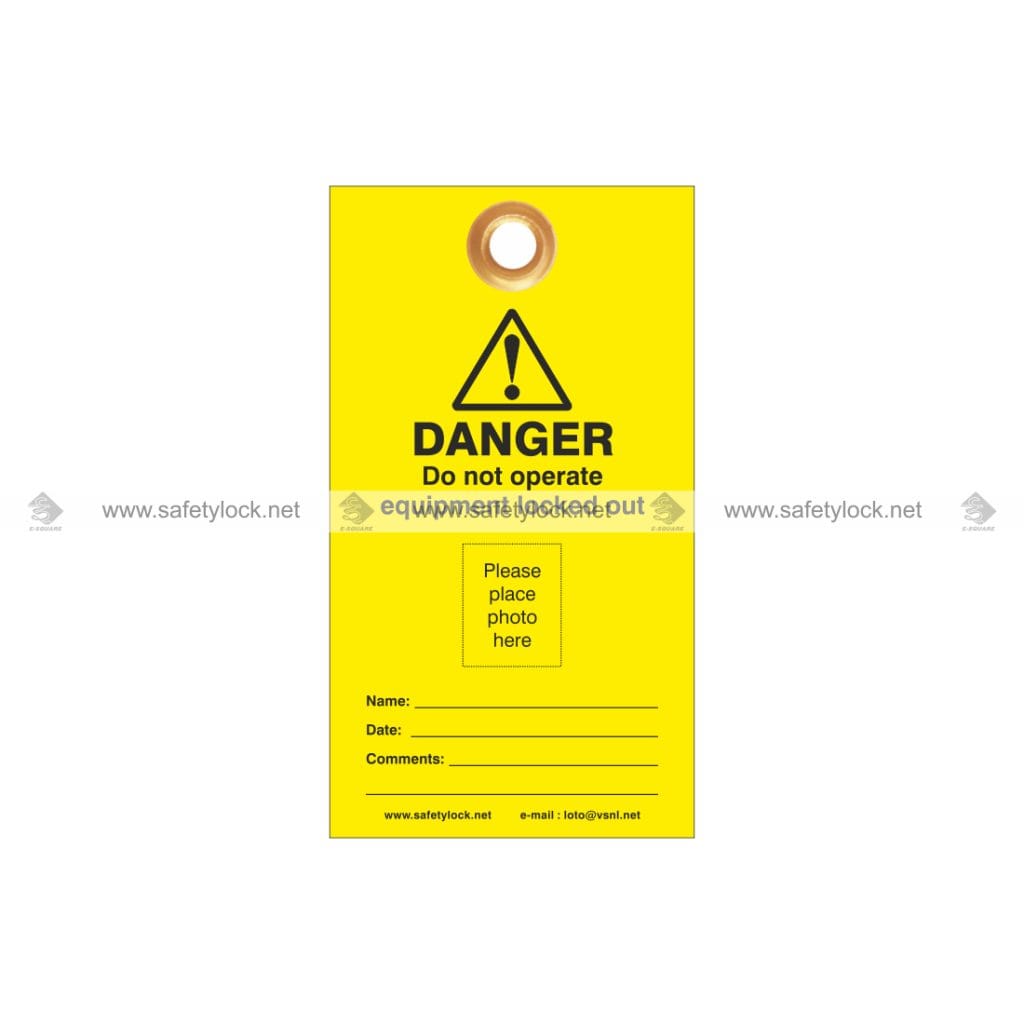 Laminated Lockout Tags - Liner Protective LOTO Tags | E-Square