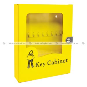 loto key cabinet with clear fascia