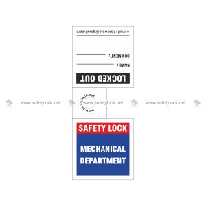 mechanical department loto tags