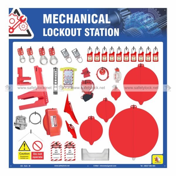 Electromechanical Shadow Lockout Board | Lockout Tagout