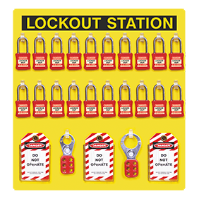 Open Front View Lockout Stations