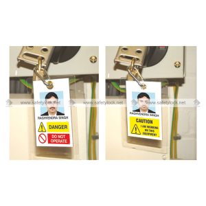 Personalised lockout tags with photo