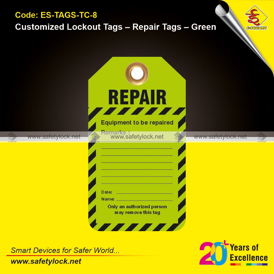 repair lockout safety tags