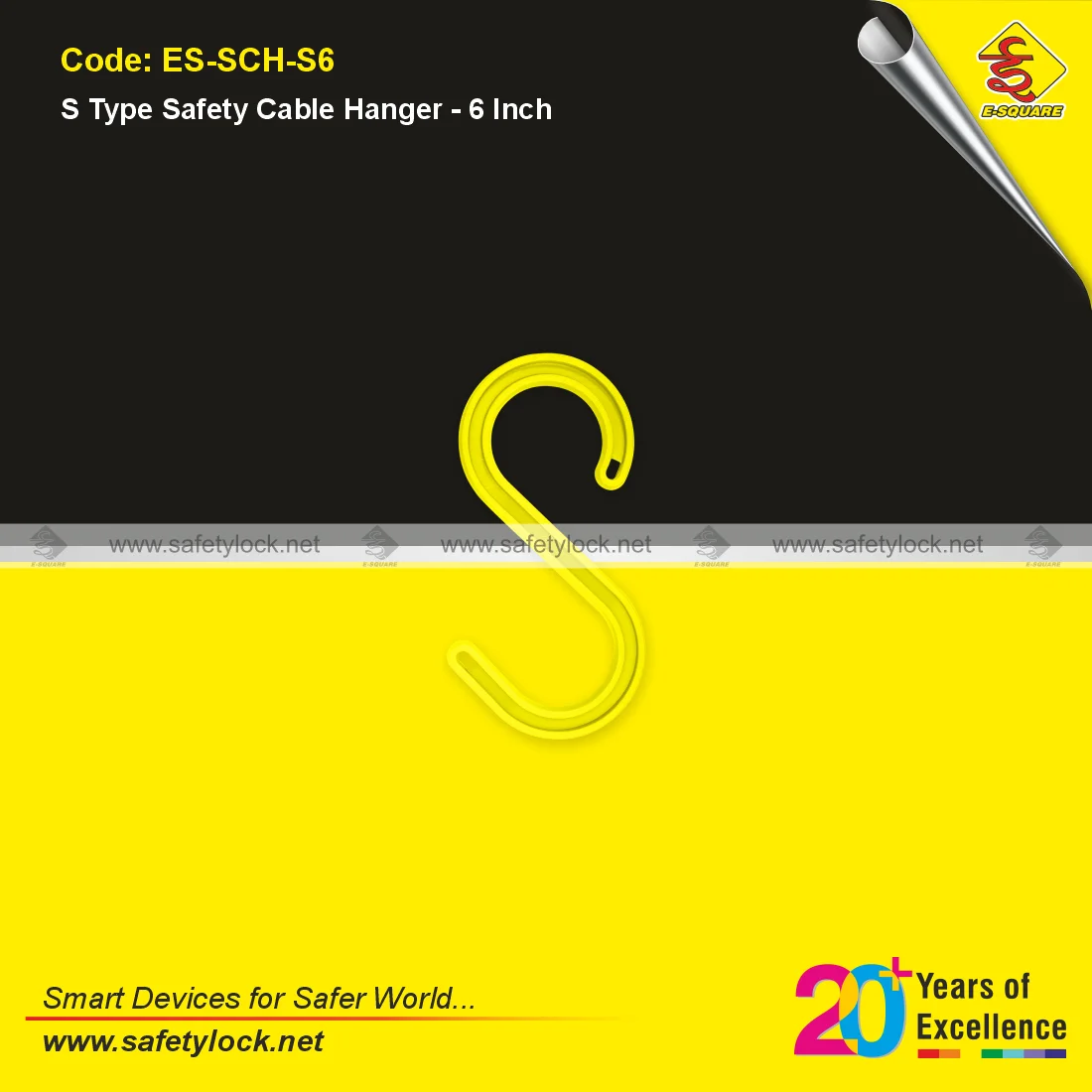 S type safety cable hanger for safety