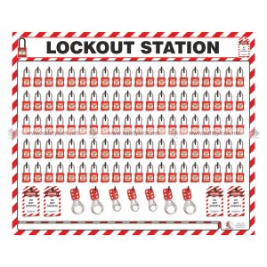 shadow lockout boards with lockout devices