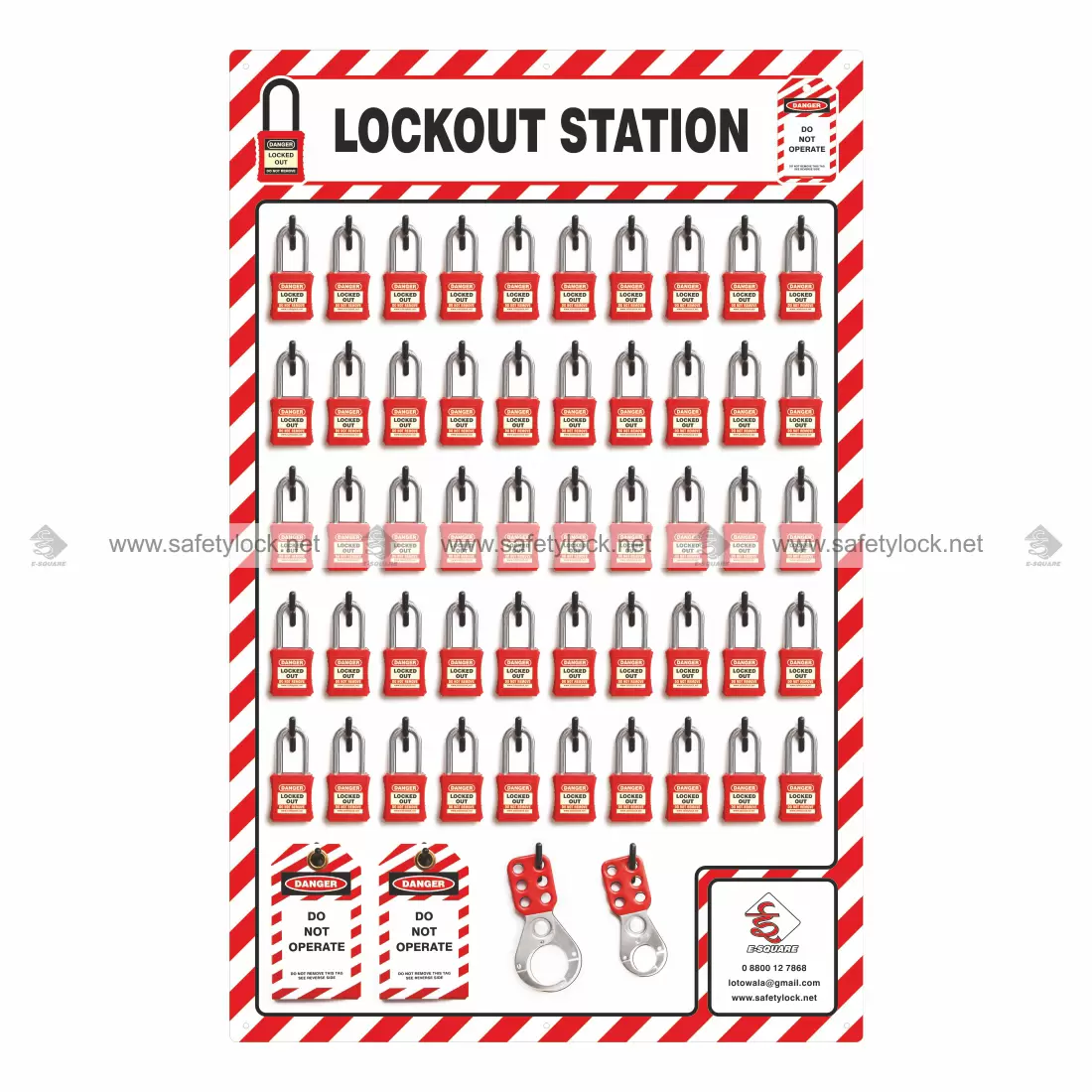 shadow lockout station for 50 locks