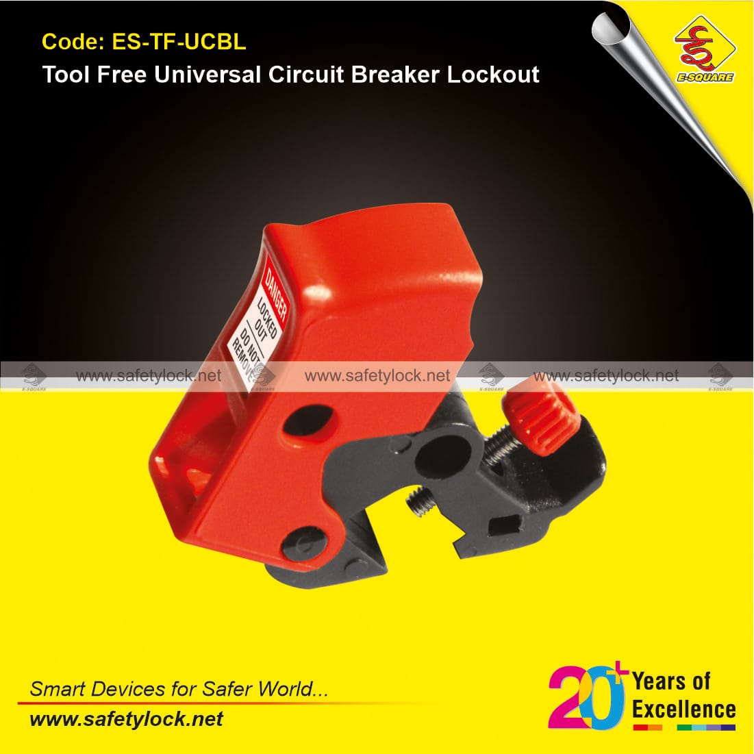 tool free universal circuit breaker lockout