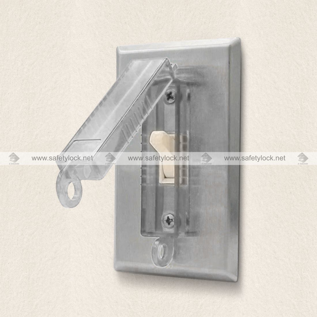 transparent wall switch lockout device