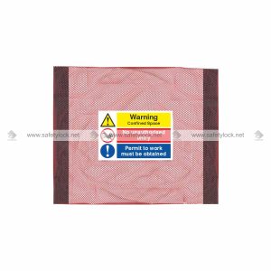 velcro confined space lockout cover square size